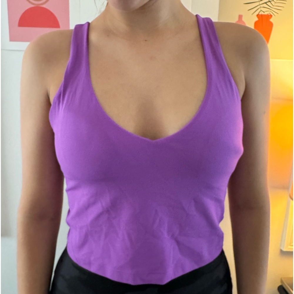 Lululemon magenta purple align tank top size 8